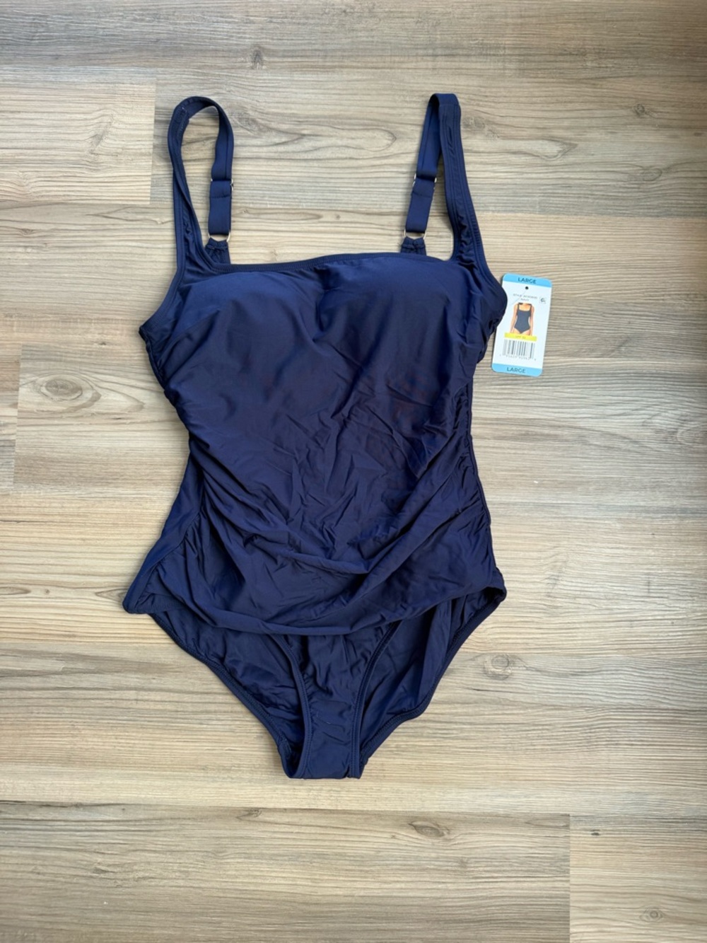 Anne Cole Navy One-Piece Swimsuit